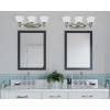 Progress Lighting 3-Light Etched Glass Traditional Bath Vanity Light, Madison Collection, Indoor, P3163-09, Brushed Nickel(Nickel)