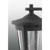 Progress Lighting East Haven LED Collection 1-Light Clear Seeded Glass Transitional Outdoor Large Wall Lantern Light Textured Black(Bronze)