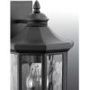 Progress Lighting Edition Collection 1-Light Water Glass Traditional Outdoor Large Wall Lantern Light Antique Bronze(Black)
