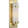 Progress Lighting Hartwick Collection Satin Brass One-Light Wall Sconce(Brass)