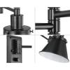 Progress Lighting Hinton Collection Brushed Nickel Swing Arm Wall Light(Black)