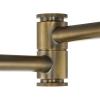 Progress Lighting Hinton Collection Vintage Brass Swing Arm Wall Light(Brass)