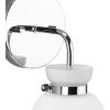 Progress Lighting Lexie 5.12 in. One-Light Polished Chrome Vanity Light with Opal Glass Shade