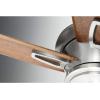 Progress Lighting P2560-09 Protruding Mount, 5 Medium Cherry Blades Ceiling fan, Brushed Nickel(Brushed Nickel)