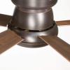 Progress Lighting P2572-0930K Protruding Mount, 5 Medium Cherry Blades Ceiling fan with 18 watts light, Brushed Nickel(Antique Bronze)