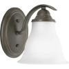 Progress Lighting P3190-15 1-Light Bath Bracket, Polished Chrome(Bronze)