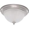 Progress Lighting P3817-09 2-Light Close-To-Ceiling with Etched Ribbed Glass, Brushed Nickel(Nickel)