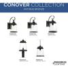 Progress Lighting P560084-103 Conover Outdoor, Antique Pewter, 16.00×8.63×8.63(Antique Bronze)