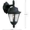 Progress Lighting P5862-31 1-Light Cast Wall Lantern with Clear Seeded Glass, Textured Black(Textured Black)