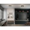 Progress Lighting Perimeter Collection 2-Light Matte Black Modern Flush Mount Ceiling Light(Black)