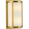 Progress Lighting Progress P710111-009 Parkhurst – 2 Light Wall Sconce in Traditional Style-12 Inches Tall and 4 Inches Wide, Finish Color: Brushed Nickel(Black)