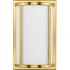 Progress Lighting Progress P710111-009 Parkhurst – 2 Light Wall Sconce in Traditional Style-12 Inches Tall and 4 Inches Wide, Finish Color: Brushed Nickel(Black)