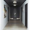 Progress Lighting Progress P710111-009 Parkhurst – 2 Light Wall Sconce in Traditional Style-12 Inches Tall and 4 Inches Wide, Finish Color: Brushed Nickel(Black)