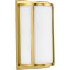 Progress Lighting Progress P710111-009 Parkhurst – 2 Light Wall Sconce in Traditional Style-12 Inches Tall and 4 Inches Wide, Finish Color: Brushed Nickel(Black)