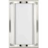 Progress Lighting Progress P710111-009 Parkhurst – 2 Light Wall Sconce in Traditional Style-12 Inches Tall and 4 Inches Wide, Finish Color: Brushed Nickel(Nickel)