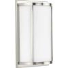 Progress Lighting Progress P710111-009 Parkhurst – 2 Light Wall Sconce in Traditional Style-12 Inches Tall and 4 Inches Wide, Finish Color: Brushed Nickel(Nickel)