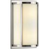 Progress Lighting Progress P710111-009 Parkhurst – 2 Light Wall Sconce in Traditional Style-12 Inches Tall and 4 Inches Wide, Finish Color: Brushed Nickel(Nickel)