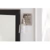 Progress Lighting Rushton Collection 1-Light Clear Glass Farmhouse Bath Vanity Light Graphite, Black(Nickel)