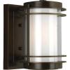 Penfield Collection 1-Light Outer Clear Glass Modern Outdoor Small Wall Lantern Light Oil Rubbed Bronze