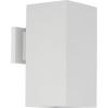 Progress Lighting 6″ Aluminum Outdoor Wall Lantern Light, Square Collection, Outdoor, P5643-30, White(White)
