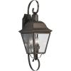 Progress Lighting Andover Collection 2-Light Clear Beveled Glass Farmhouse Outdoor Medium Wall Lantern Light Antique Bronze(3-Light)
