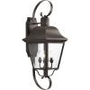 Progress Lighting Andover Collection 2-Light Clear Beveled Glass Farmhouse Outdoor Medium Wall Lantern Light Antique Bronze(4-Light)