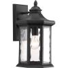 Progress Lighting Edition Collection 1-Light Water Glass Traditional Outdoor Large Wall Lantern Light Antique Bronze(Black)