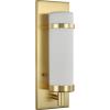 Progress Lighting Hartwick Collection Satin Brass One-Light Wall Sconce(Brass)