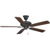 Progress Lighting P2521-80 Protruding Mount, 5 Classic Blades Ceiling fan, Forged Black(Forged Black)
