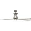 Progress Lighting P2570-09 Protruding Mount, 2 Silver Blades Ceiling fan, Brushed Nickel(Brushed Nickel)