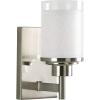 Progress Lighting P2959-09 Transitional Three Bath Bracket from Joy Collection in Bronze/Dark Finish Lighting Accessory, 4-1/2-Inch Width x 9-1/4-Inch Height, Brushed Nickel(Brushed Nickel)