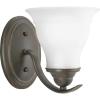 Progress Lighting P3190-15 1-Light Bath Bracket, Polished Chrome(Bronze)