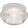 Progress Lighting P3408-09 1-Light Close-To-Ceiling Fixture, Brushed Nickel(White)