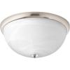 Progress Lighting P3624-09WB GU24 Flush Mount, 2-13-watt