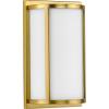 Progress Lighting Progress P710111-009 Parkhurst – 2 Light Wall Sconce in Traditional Style-12 Inches Tall and 4 Inches Wide, Finish Color: Brushed Nickel(Black)