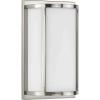 Progress Lighting Progress P710111-009 Parkhurst – 2 Light Wall Sconce in Traditional Style-12 Inches Tall and 4 Inches Wide, Finish Color: Brushed Nickel(Nickel)