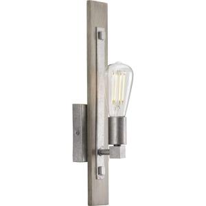 Progress Lighting Hemsworth Collection One-Light Bleached Oak Wall Bracket(Gray)