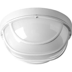 Progress Lighting One-Light 9-1/2” LED Wall or Ceiling Bulkhead(White)