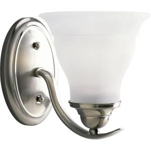 Progress Lighting P3190-15 1-Light Bath Bracket, Polished Chrome(Nickel)