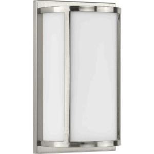 Progress Lighting Progress P710111-009 Parkhurst – 2 Light Wall Sconce in Traditional Style-12 Inches Tall and 4 Inches Wide, Finish Color: Brushed Nickel(Nickel)