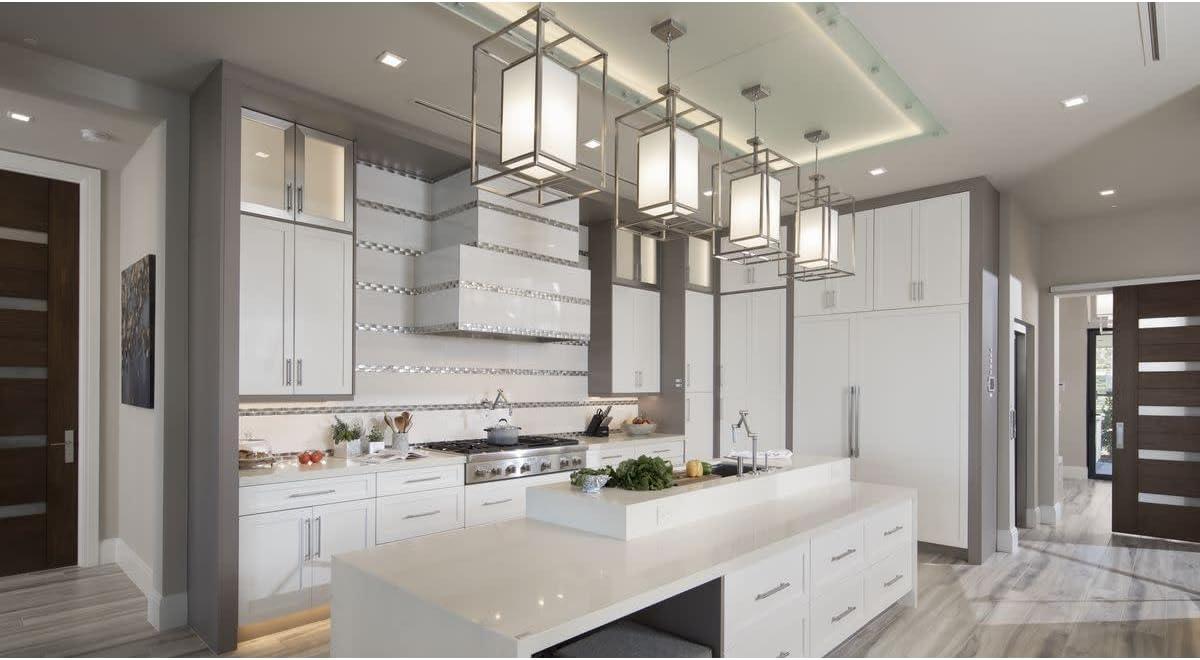 image:imageProgress Lighting P81800930K Retrofit 4 LED Square Recessed Trim Brushed NickelBrushed Nickel