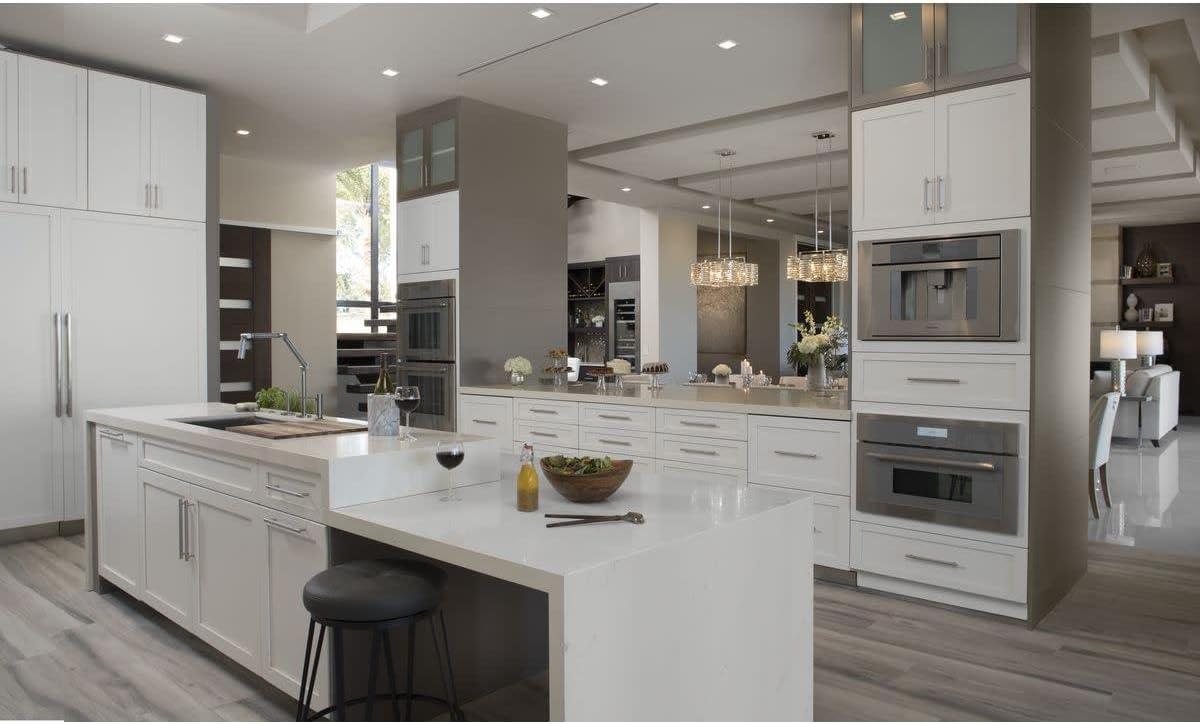 image:imageProgress Lighting P81800930K Retrofit 4 LED Square Recessed Trim Brushed NickelBrushed Nickel