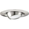 Progress Lighting P8076-09-30K Recessed 6″ LED Eyeball Trim, Brushed Nickel