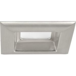 Progress Lighting P8180-09-30K Retrofit 4″ LED Square Recessed Trim, Brushed Nickel(Brushed Nickel)