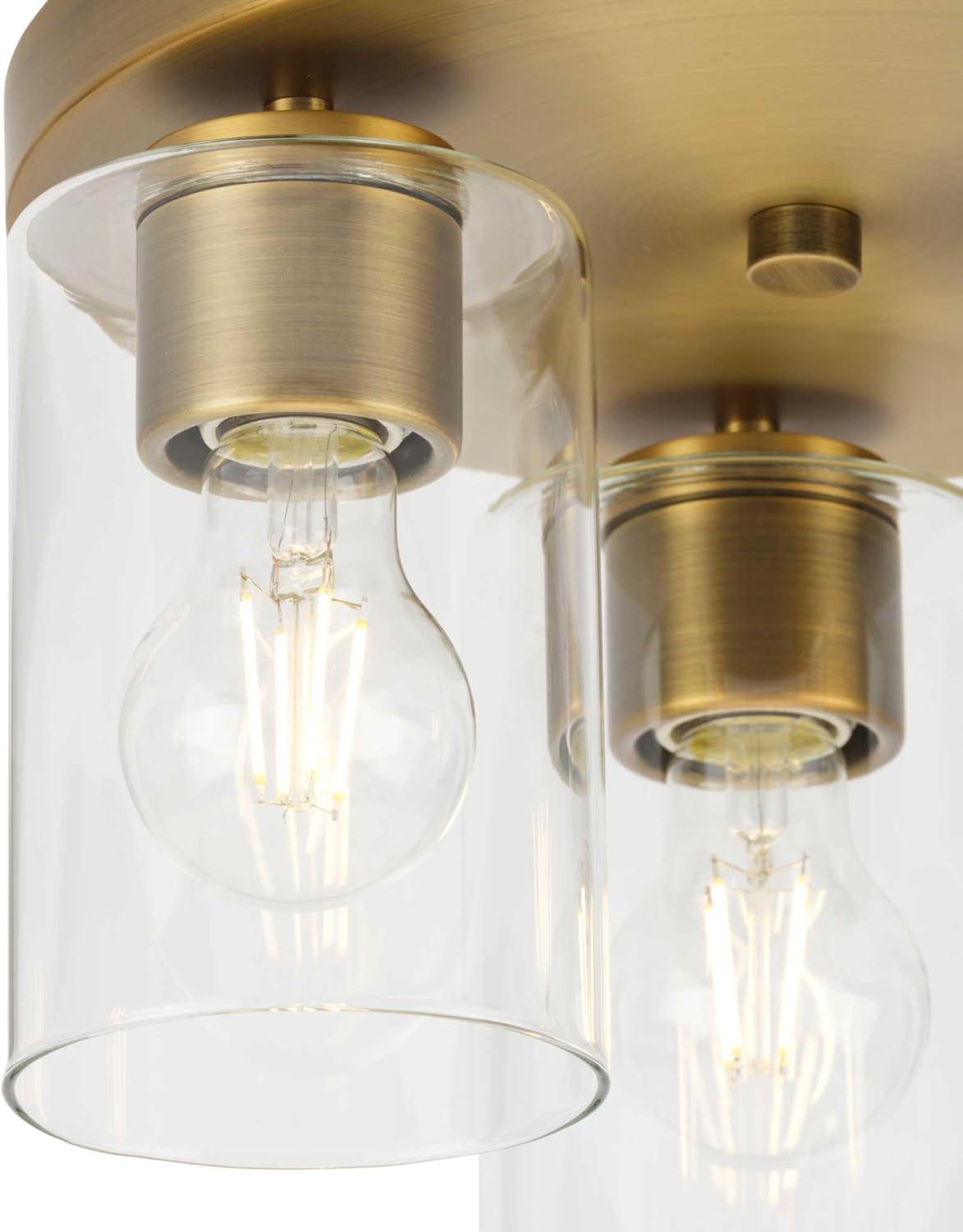 image:imageProgress Lighting Cofield 3 Light Flush Mount in Contemporary Style775 Inches Tall and 12 Inches WideBrushed Nickel FinishNickel