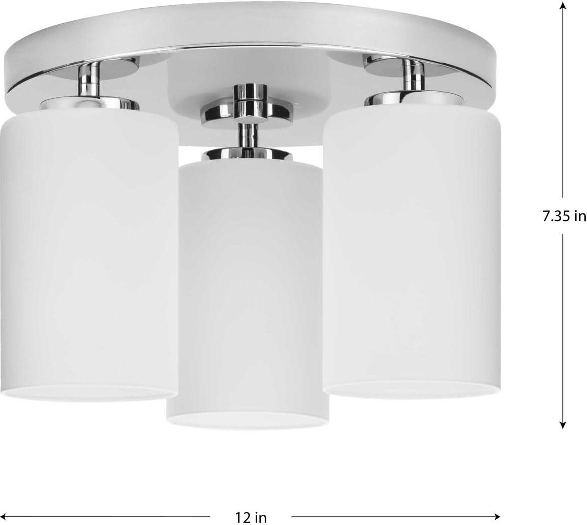 image:imageProgress Lighting Cofield Collection 12 in ThreeLight Polished Chrome Transitional Flush Mount P350238015