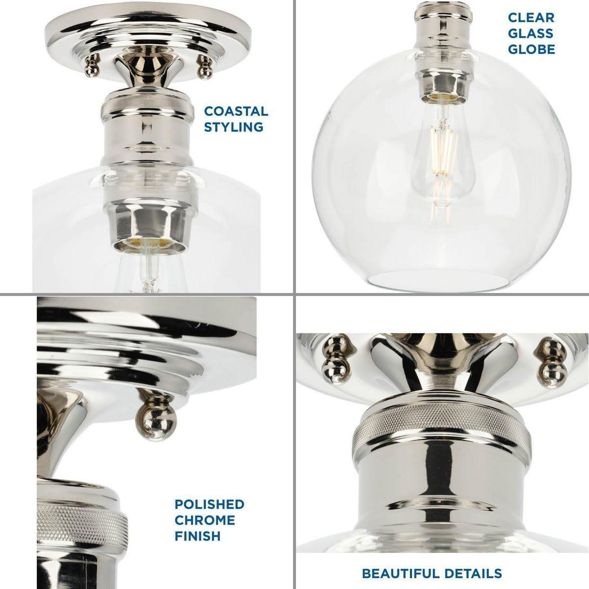 image:imageProgress Lighting Hansford Collection OneLight 10 Flush Mount