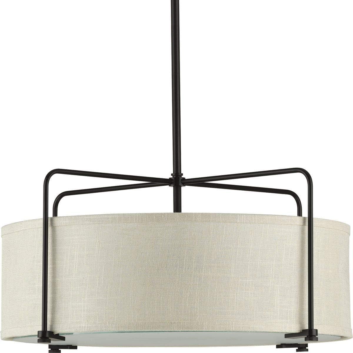 image:imageProgress Lighting Kempsey Collection ThreeLight SemiFlush Convertible Antique Bronze 11 x 2134Antique Bronze