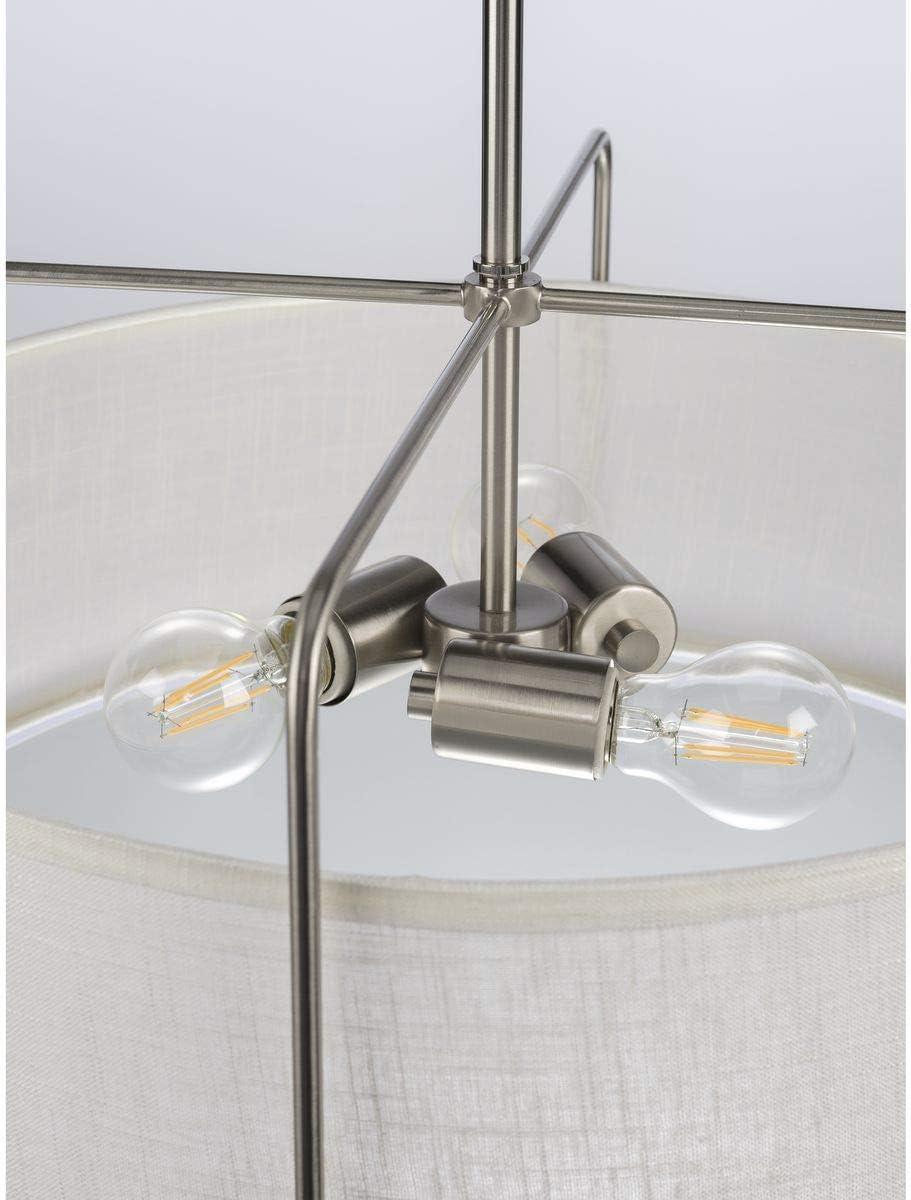 image:imageProgress Lighting Kempsey Collection ThreeLight SemiFlush Convertible Antique Bronze 11 x 2134Brushed Nickel
