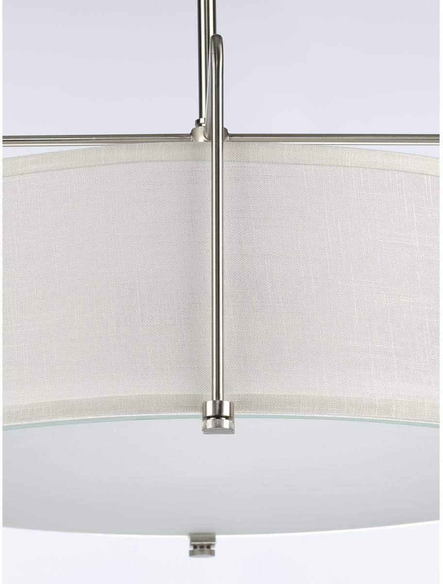 image:imageProgress Lighting Kempsey Collection ThreeLight SemiFlush Convertible Antique Bronze 11 x 2134Brushed Nickel